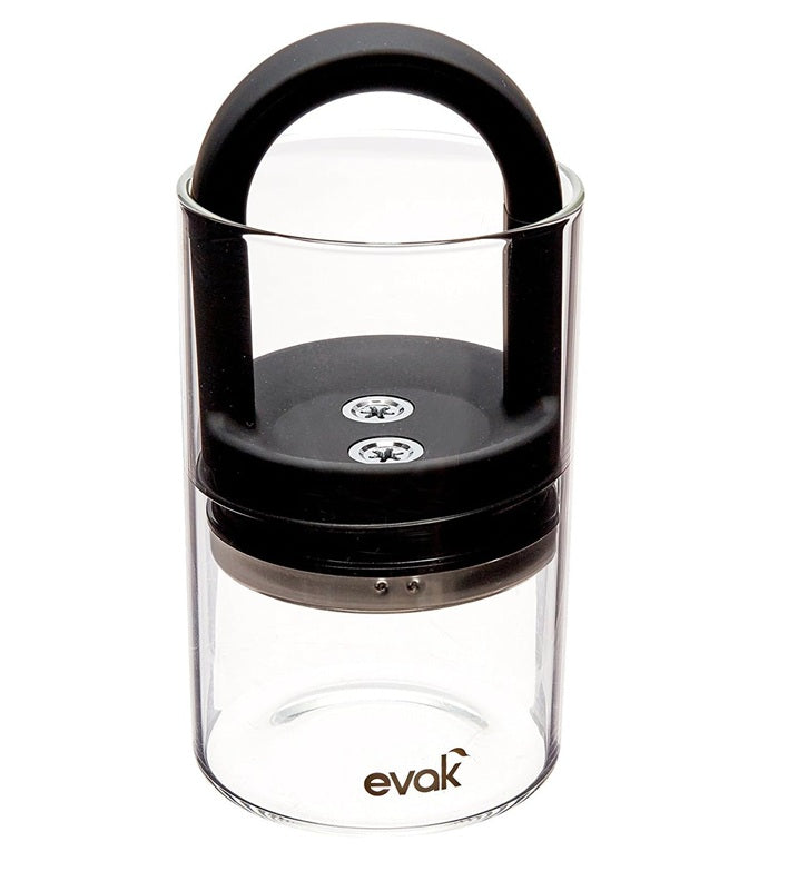 Prepara Best PREMIUM Airtight Storage Container for Coffee Beans, Tea and Dry Goods - EVAK - Innovation that Works by , Glass and Stainless, Soft Touch...