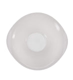 Moderne Porcelain 11.75" Sashimi Bowl, White, 2-Piece