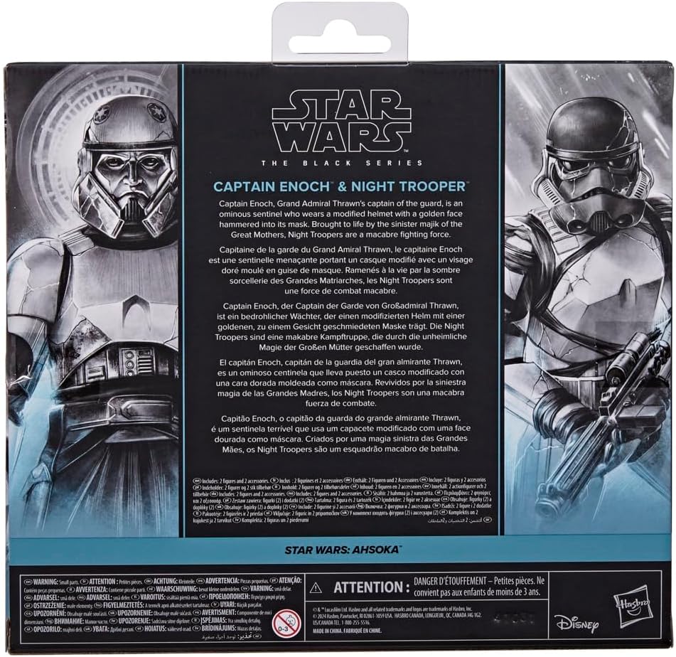 Star Wars The Black Series Captain Enoch And Night Trooper Star War Ahsoka Collectible 6 Inch Action Figure 2Pack