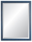 Alpine Art & Mirror Harbour Collection Blue Wall Mirror 27"