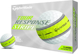 TaylorMade Tour Response Golf Balls Stripe Pack Of 12