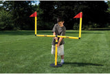 Franklin Sports Youth Football Goal-Post Set — Kids’ Football Goal Post with Mini Football — Fun Football Goal for All Ages — Easy Assembly — Adjustable Height — Weighted Base