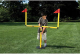 Franklin Sports Youth Football Goal-Post Set — Kids’ Football Goal Post with Mini Football — Fun Football Goal for All Ages — Easy Assembly — Adjustable Height — Weighted Base