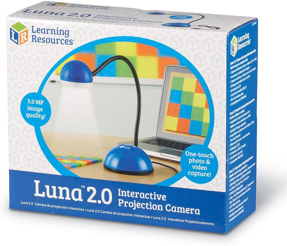 Learning Resources LER4427 Luna 2.0 Interactive Projection Camera