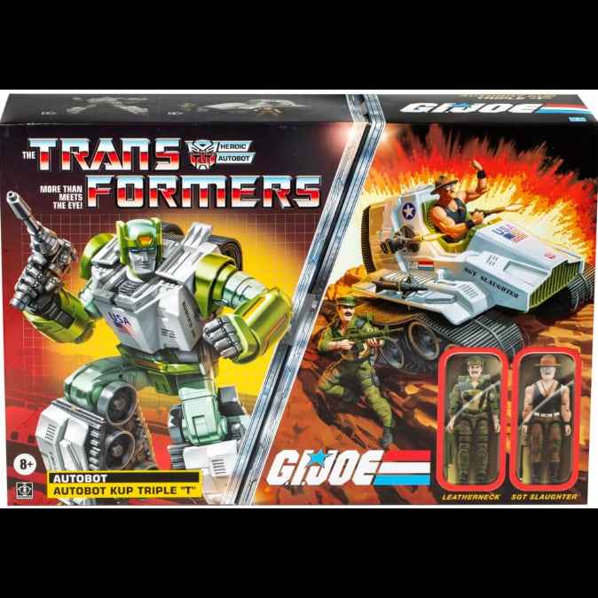 Transformers Collaborative GI Joe X Transformers Autobot Kup Triple T 8.98in Action Figure