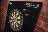 Viper by GLD Products Defender III Extended Length Dartboard Surround Wall Protector, Black, One Size