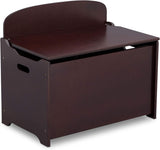 Delta Children MySize Deluxe Toy Box Dark Chocolate