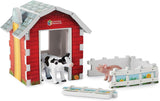 Learning Resources Jumbo Farm Foam Play Set, Contains Pig, Cow, Barn, Pen, 14 Pieces, Ages 3+