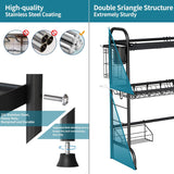 HOWDIA Over The Sink Dish Drying Rack 2 Tier SS Large Over The Sink Dish Rack