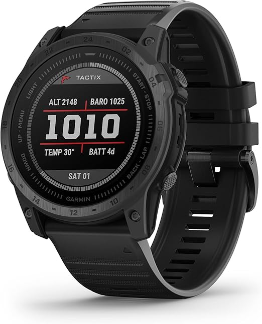 Gamin Tactix 7 Standard Edition Tactical GPS Watch With Silicone Band