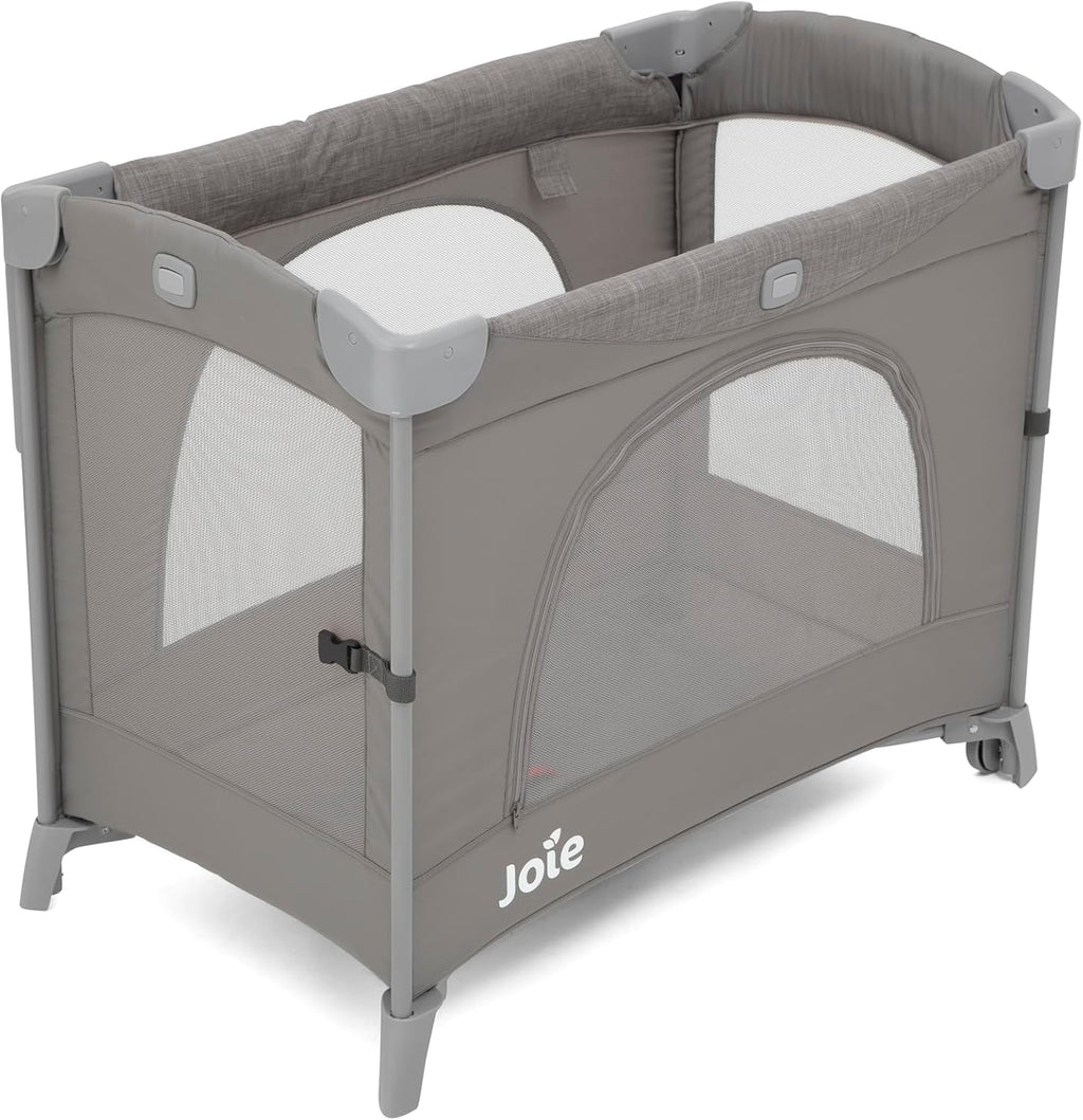 Joie Play Pen Baby Crib Foggy Grey