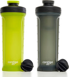 Contigo Fit Shake And Go Shaker Bottle With LeakProof Lid 28oz 2Pack BoltSake