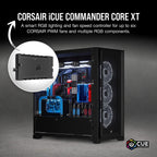 CORSAIR iCUE COMMANDER CORE XT Digital Fan Speed And RGB Lighting Controller Black