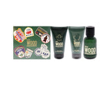 Dsquared2 Green Wood for Men,1.7oz EDT Spray, 1.7oz After Shave Balm, 1.7oz Bath & Shower Gel