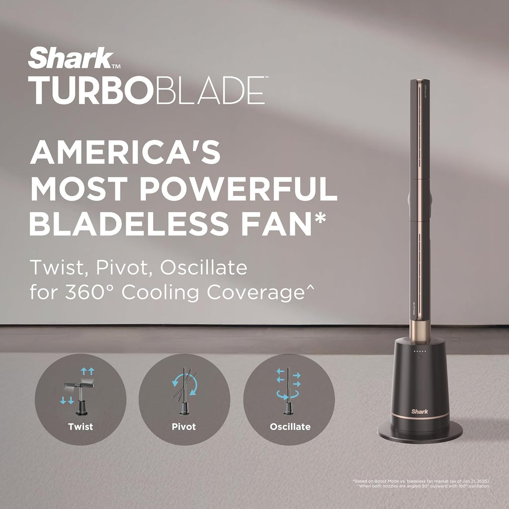 Shark TurboBlade Fan - Black (TF200)