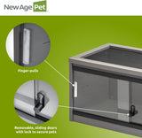New Age Pet ECOFLEX 24"" Mojave Reptile Habitat Lounge, Grey, Small (EHRML17-05S)