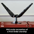 LEGO Star Wars Kylo Ren Command Shuttle Buildable Starship Model Kit 75406 Building Blocks