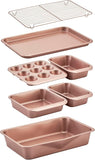 Wiltshire 40760 Smart Stack Bakeware Set, Rose Gold (7 Pieces}