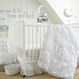 Levtex Home Baby Willow 5 Piece Crib Bedding Set, White