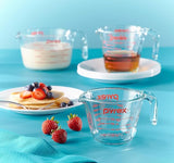 Pyrex 3-Piece Glass Measuring Cup Set, Clear