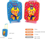 Pororo Kids 3D Carrier Bag Blue, Children Travel Luggage Bag from Iconix Korea