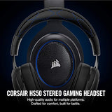 Corsair CA-9011217-AP Pro Stereo Gaming Headset, Blue, One Size