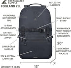 Breakwater Supply™ Fogland Waterproof IP68 Submersible Backpack with Airtight Zippers, Laptop Travel Outdoors 25L