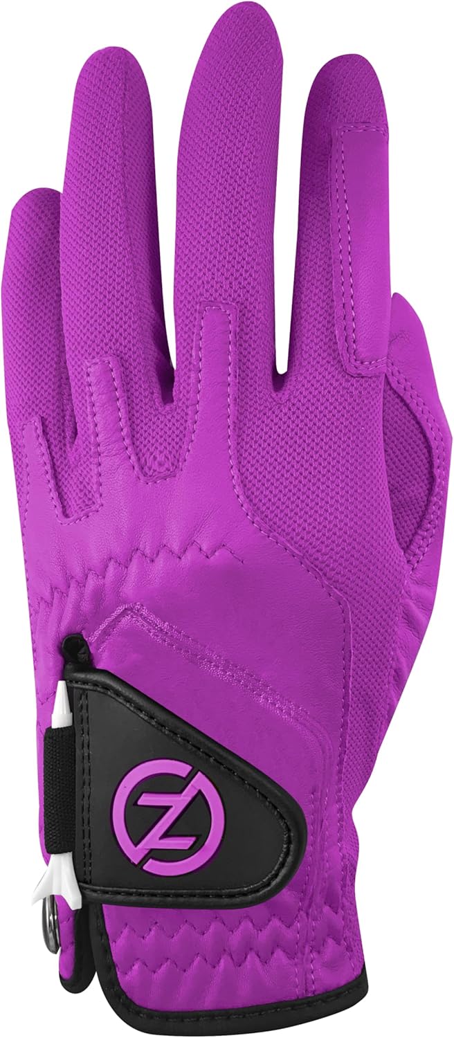 Zero Friction Mens Cabretta Elite Left Hand One Size Purple Main image