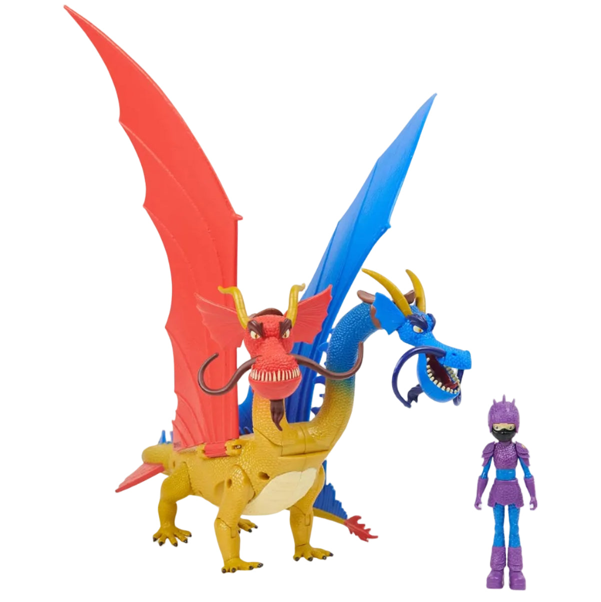 Dreamworks Dragons The Nine Realms Large Wu And Wei And Jun Figure Kids Toy Secondary image