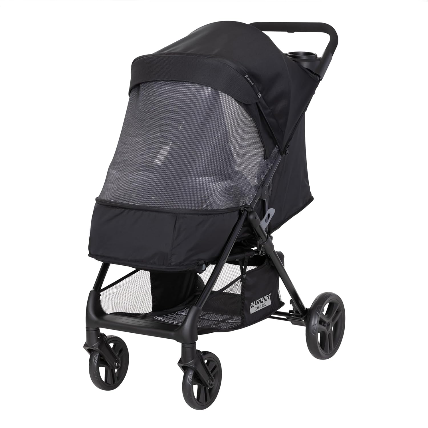 Baby Trend ST12D14E Passport Carriage Bassinet Stroller Ultra Black Secondary image