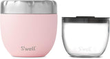 Brand New S'well 2-in-1 Nesting Food Bowls, 21.5oz, Pink Topaz