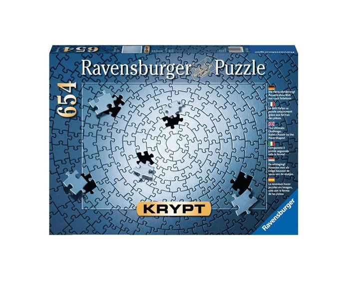 Ravensburger Krypt Puzzle, Silver, 654 Pieces