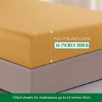 Elegant Comfort Luxurious Bed Sheet Set 4-Piece