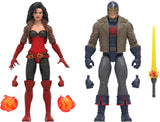 Hasbro Marvel Legends Series Marvel's Black Knight and Marvel's Sersi, Avengers 60th Anniversary Collectible 6 Inch Action Figures-JE