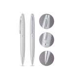 Cross Calais Refillable Ballpoint Pen, Medium Ballpen - Satin Chrome