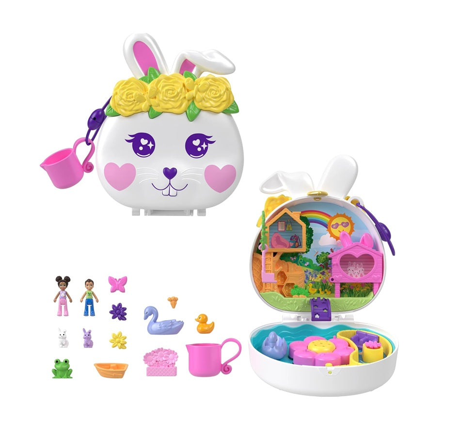 Polly Pocket Flower Garden Bunny Compact