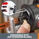 Worx WX550L.9 20V Power Share Axis Cordless Reciprocating And Jig Saw Tool Only
