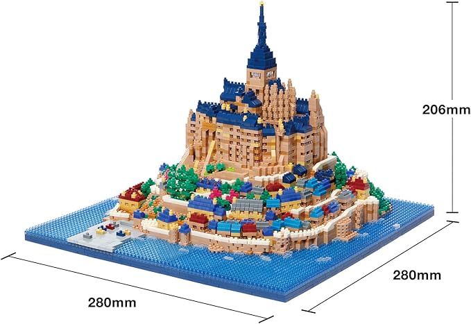 NANOBLOCK Mont Saint-Michel Special Deluxe Edition 5290 Pieces