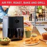 Tefal Easy Fry Essential EY1308 - Air Fryer, 3.5L Capacity, 80°C - 200°C, Die Cast Grill Plate, 60 min Timer, Oil-Less Fryer, Compact Design, Healthy Cooking, Dishwasher-Safe Parts