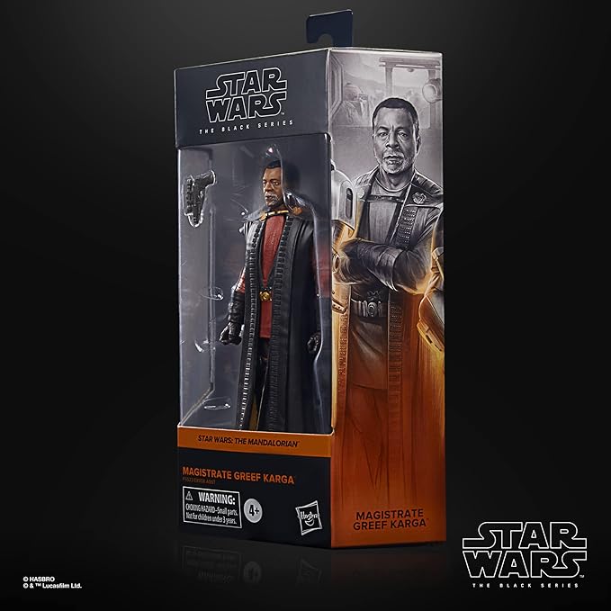 Star Wars The Black Series Magistrate Greef Karga Toy 6-Inch-Scale The Mandalorian Collectible Action Figure Toys for Kids Ages 4 and Up, Multicolor (F5523) Secondary image