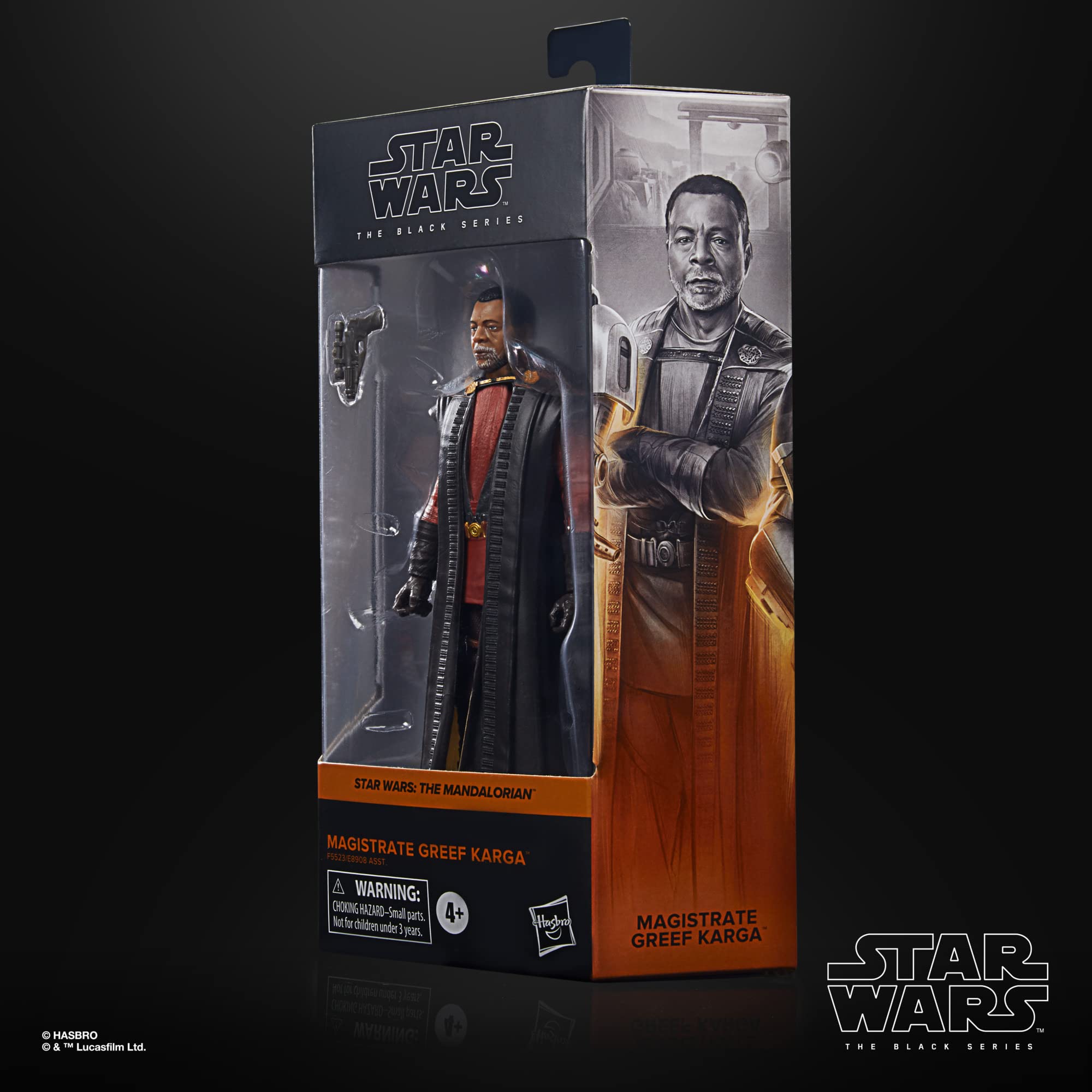 Star Wars The Black Series Magistrate Greef Karga Toy 6-Inch-Scale The Mandalorian Collectible Action Figure Toys for Kids Ages 4 and Up, Multicolor (F5523) Secondary image