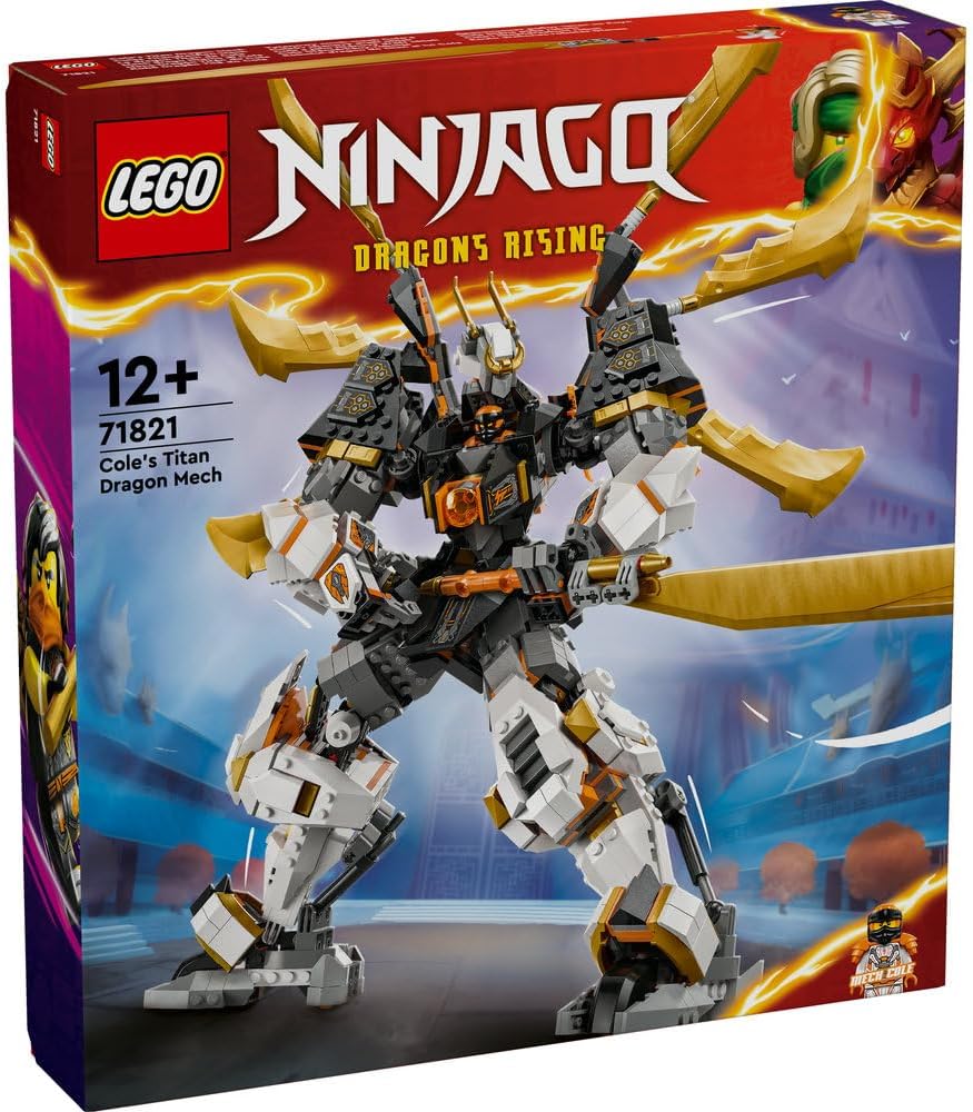 LEGO 71821 NINJAGO Coles Titan Dragon Mech Adventure Toy Secondary image