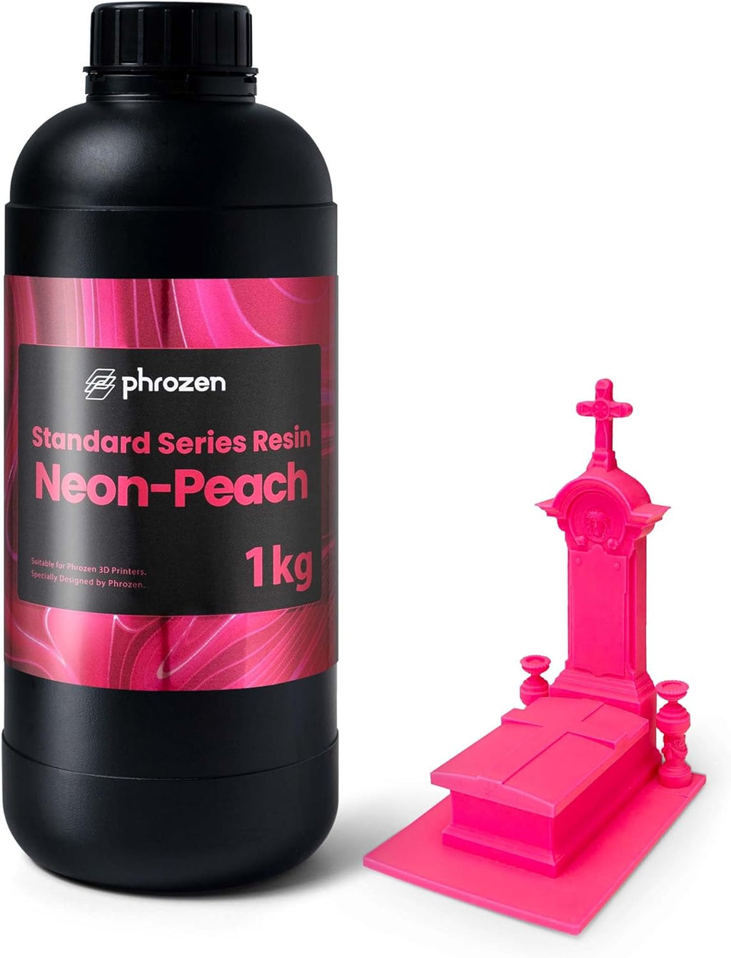 Phrozen Standard Series 3D Printer Resin, 1kg, Neon Peach