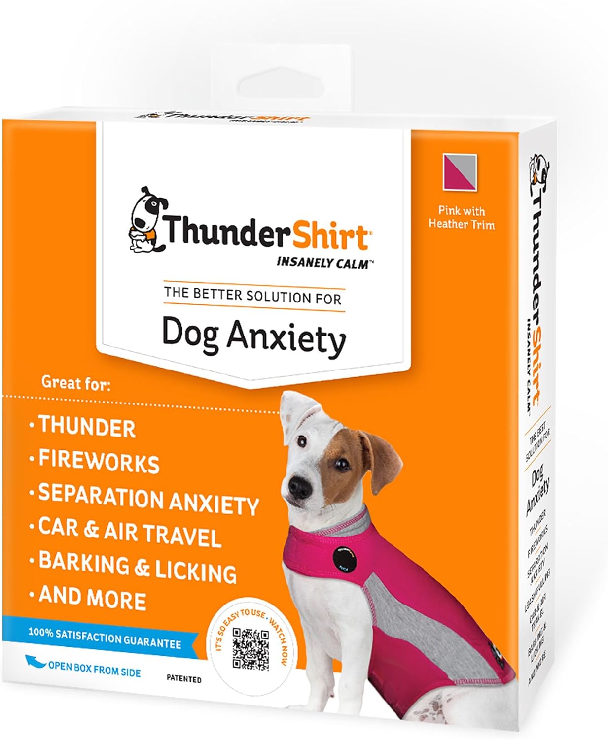 ThunderShirt For Dogs Small Pink Polo Dog Anxiety Vest