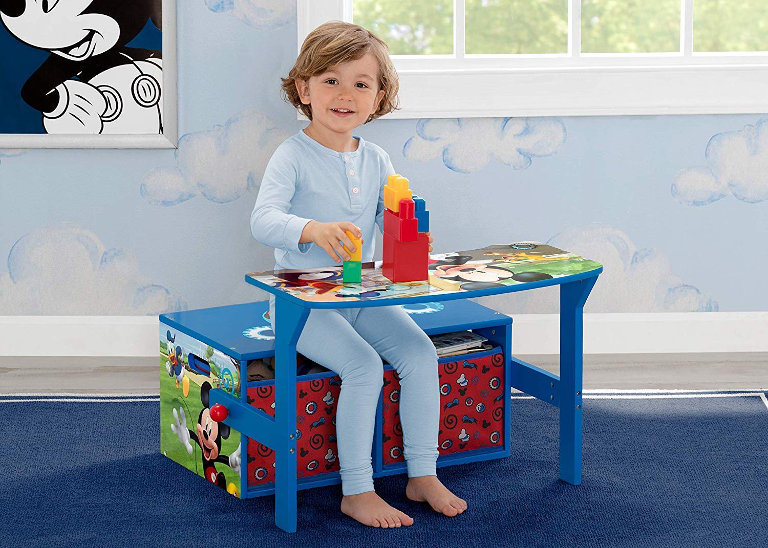 Delta Children Kids Convertible Activity Bench Disney Mickey Mouse Secondary image