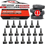 Autel 1-Sensor - Bulk of (20) Individually Bagged with Rubber Press-in Valve 300010, Black