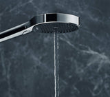 hansgrohe Rainfinity Rain 5inch Modern Handheld Shower Head 3Spray Chrome Size 1.75