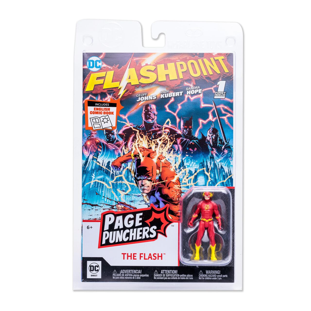 McFarlane Toys DC Direct 3IN Figure with Comic WV1  The Flash Flashpoint Secondary image