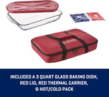 Anchor Hocking Glass Baking Dishes For Oven With Casserole Carrier