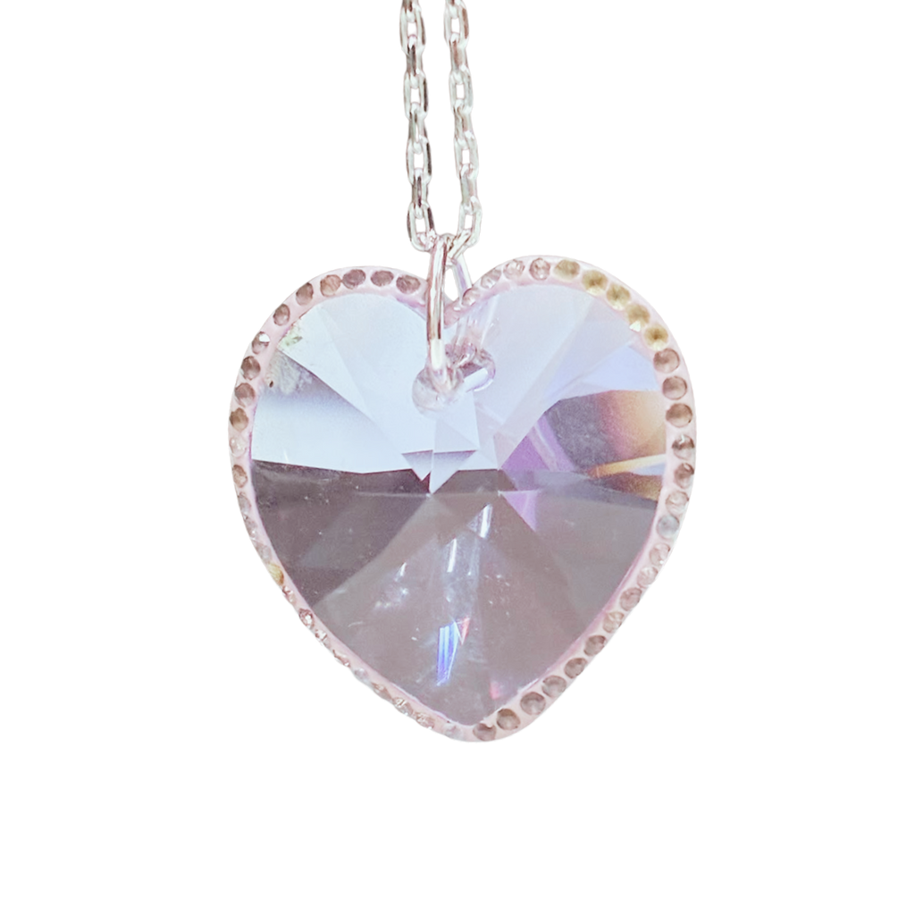 Swarovski Reverie Violet Heart Pendant